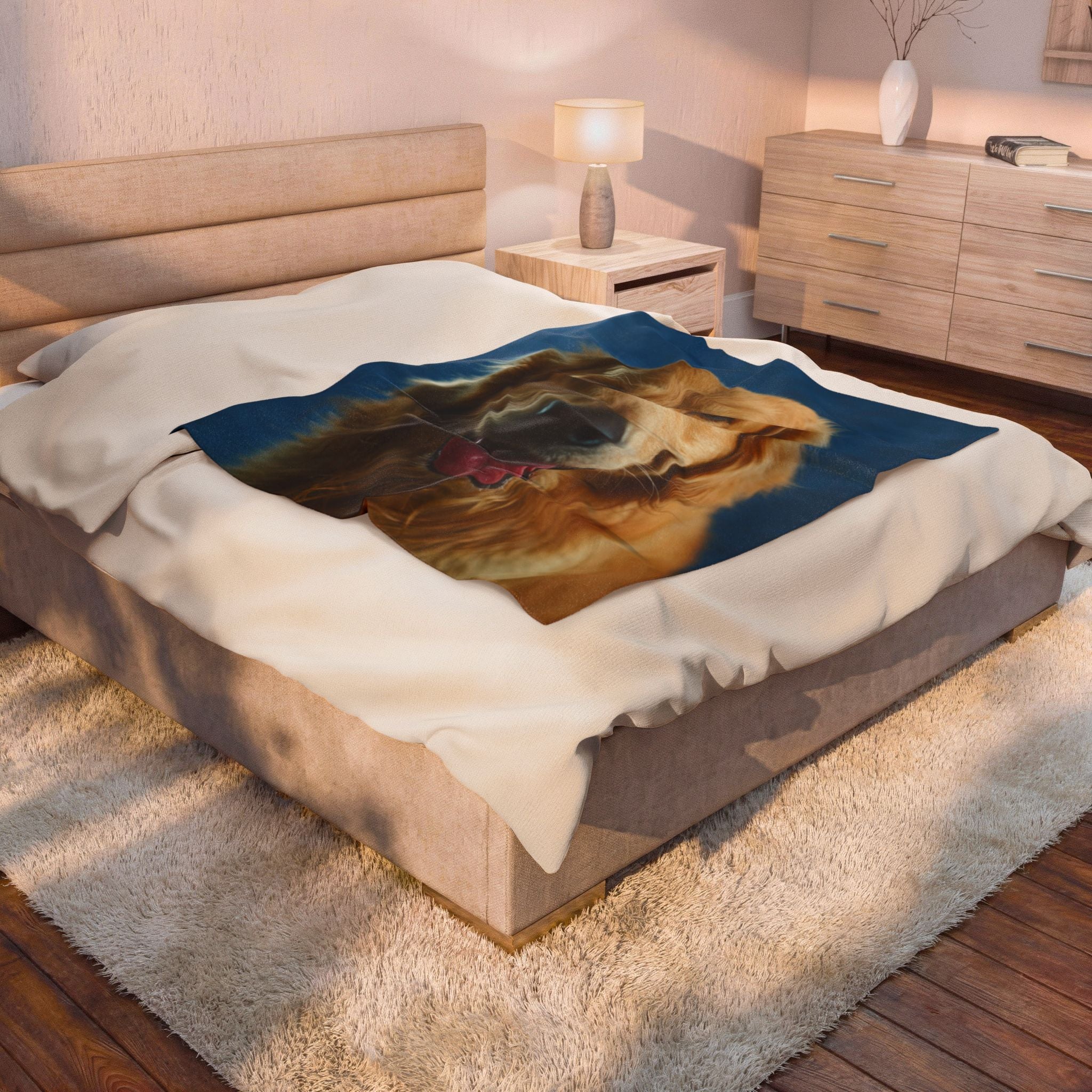 Their Face, Your Blanket: Custom Pet Photo Blanket