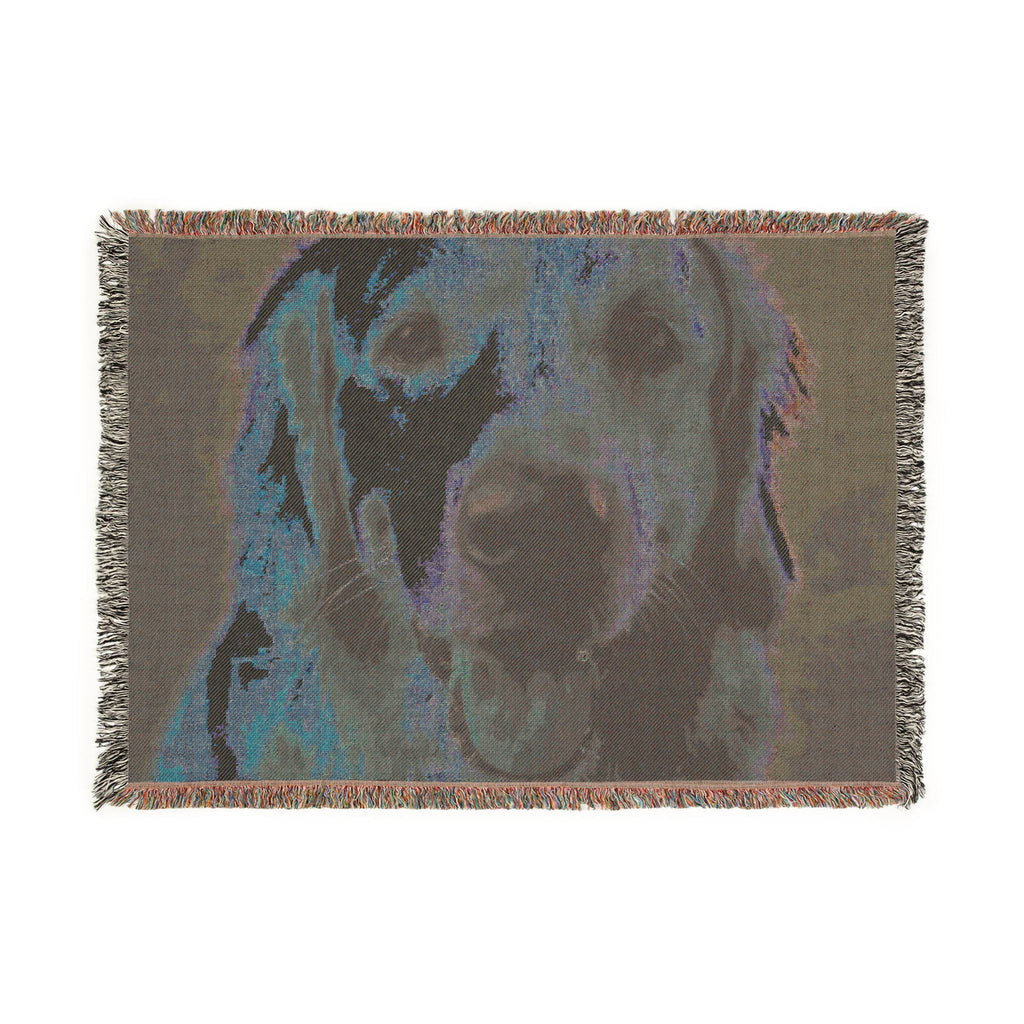 Their Face, Woven In: Custom Pet Throw Blanket