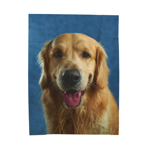 Their Face, Your Blanket: Custom Pet Photo Blanket