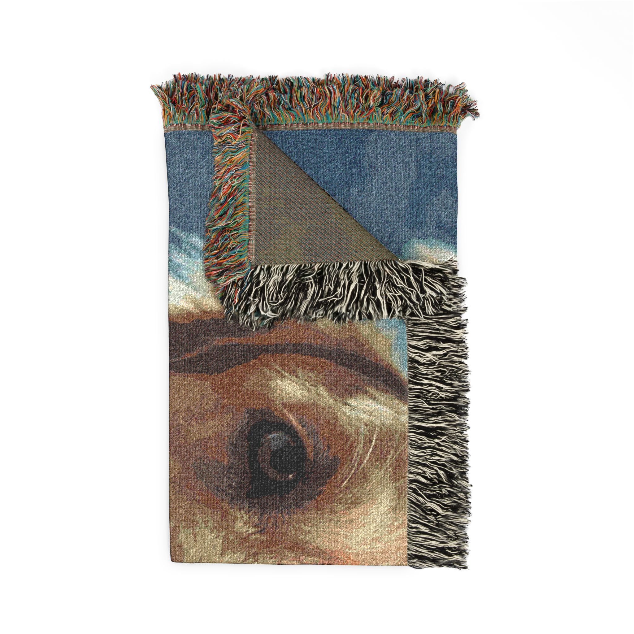 Their Face, Woven In: Custom Pet Throw Blanket